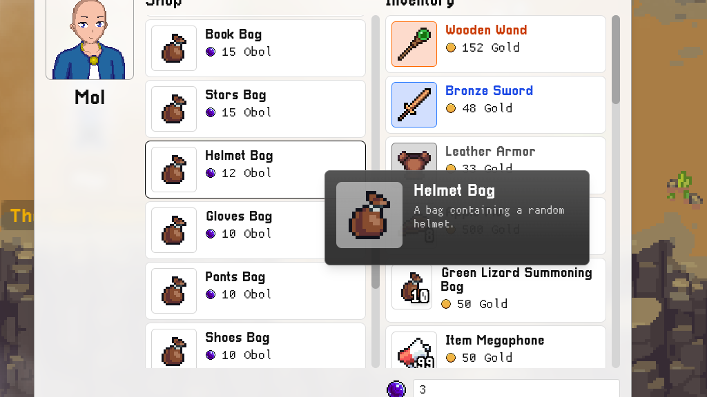 Item bags are a great way to try your luck.