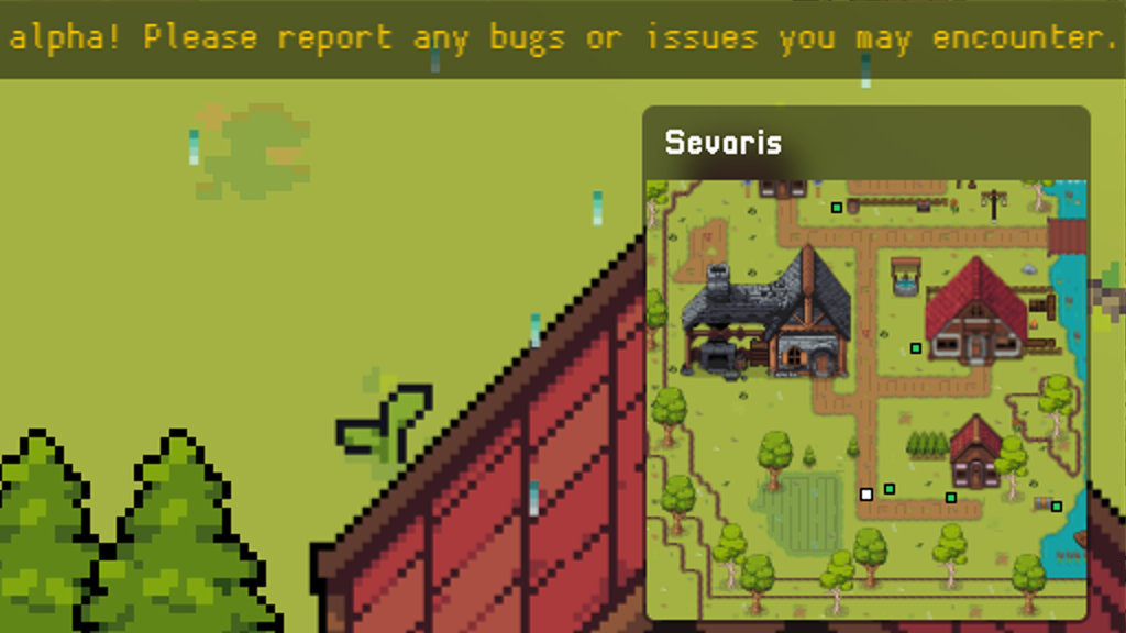 This is how the mini-map looks like.